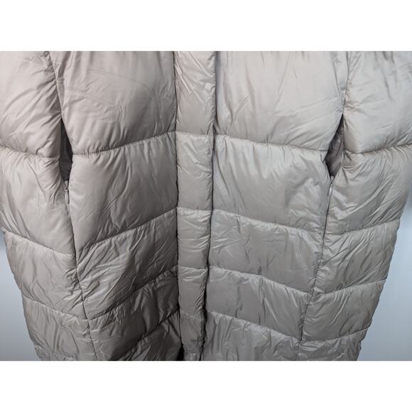 NWOT Centigrade Knee Length Puffer Coat in Champagne - Picture 4 of 8